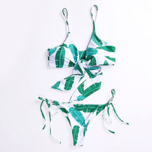 Load image into Gallery viewer, Sexy Green Plant Bikini