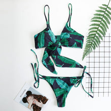 Load image into Gallery viewer, Sexy Green Plant Bikini