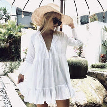 Load image into Gallery viewer, Long Sleeve Beach Dress