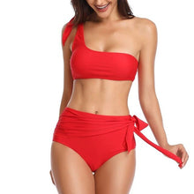 Load image into Gallery viewer, One Shoulder Bikini